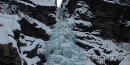 Tristenbach Eisfall EII, Wi 3+/4 180m / Tauferer Ahrntal / ITA